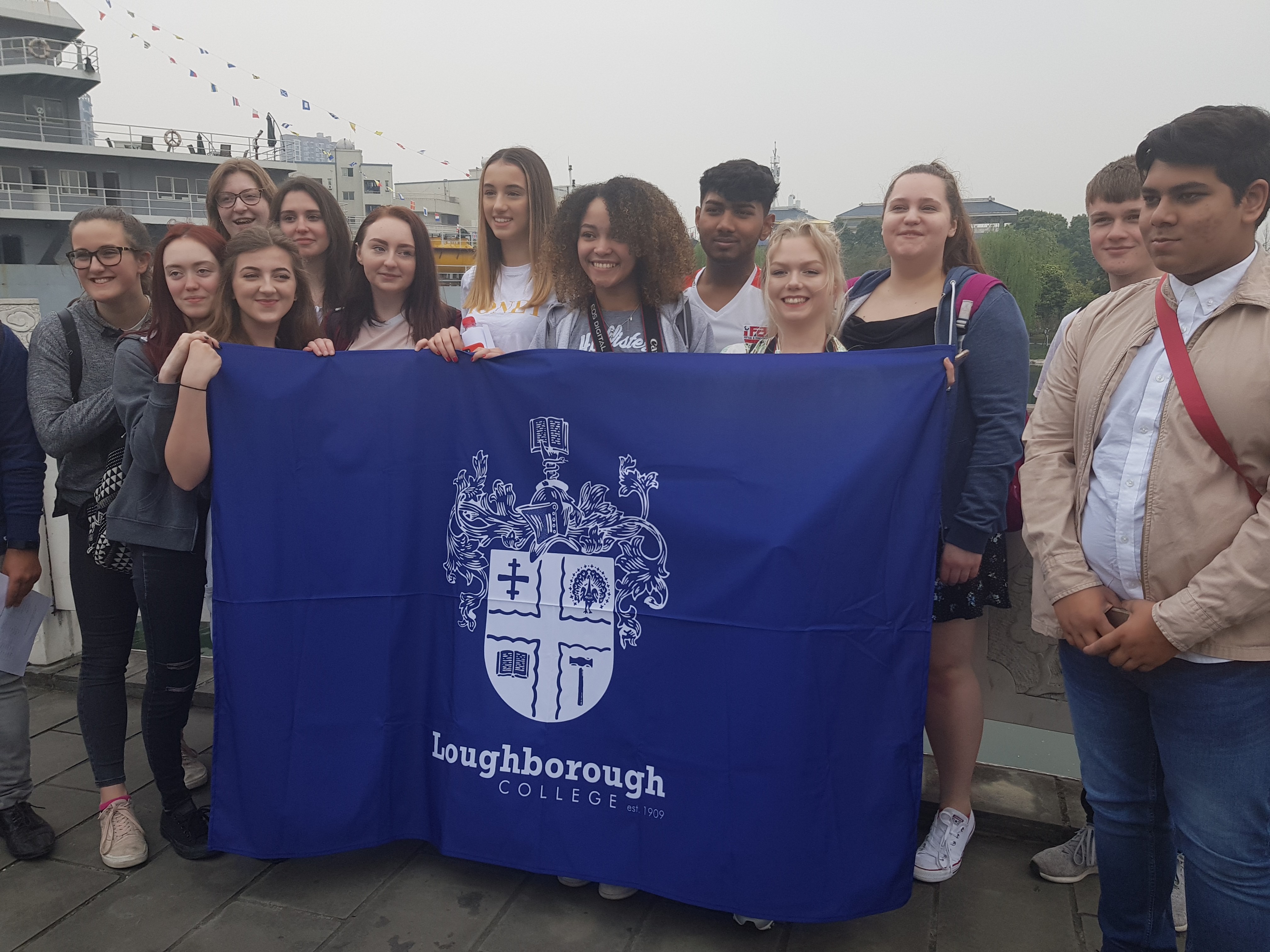 Loughborough College students receive warm welcome in China Loughborough College students receive warm welcome in China