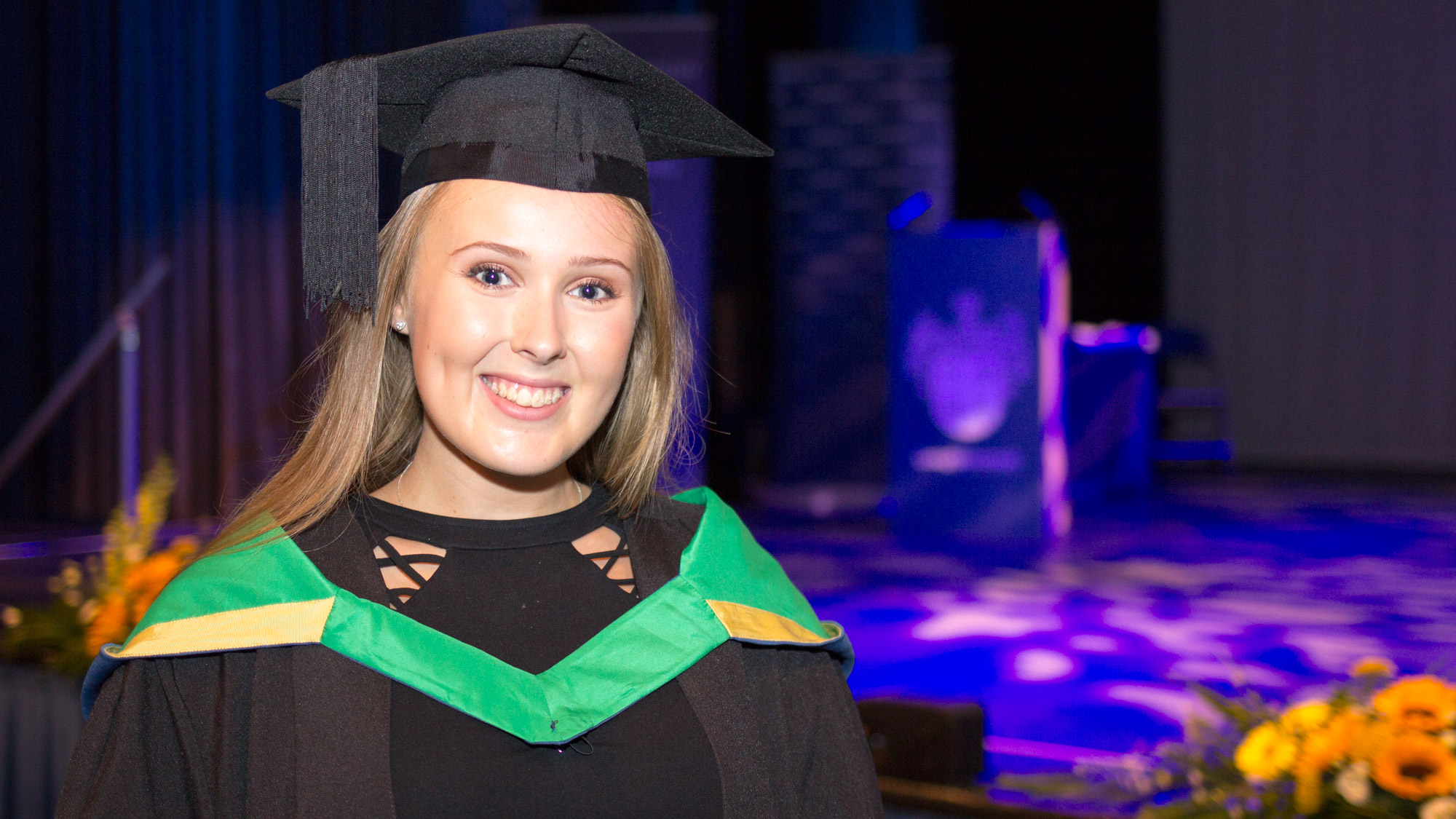 Degree at Loughborough College helps Courtney become roaring success
