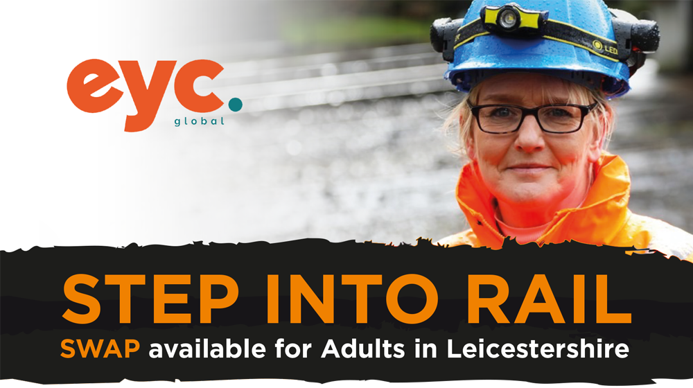 Step into rail - SWAP available for adults in Leicestershire