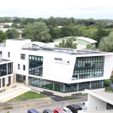 Aerial photo of the new EMIoT building