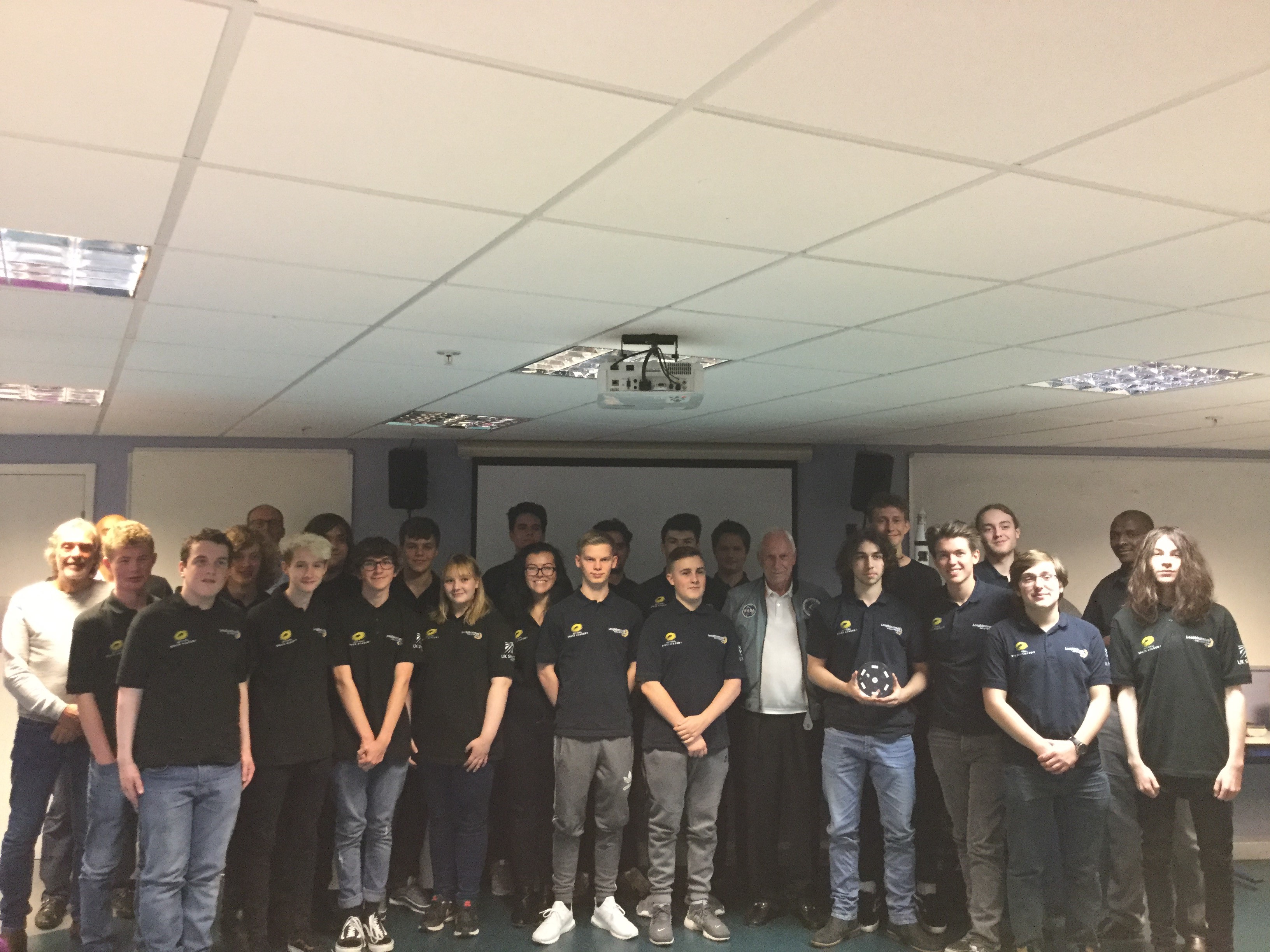 Apollo astronaut helps Loughborough College Space students glimpse dark side of moon Apollo astronaut helps Loughborough College Space students glimpse dark side of moon