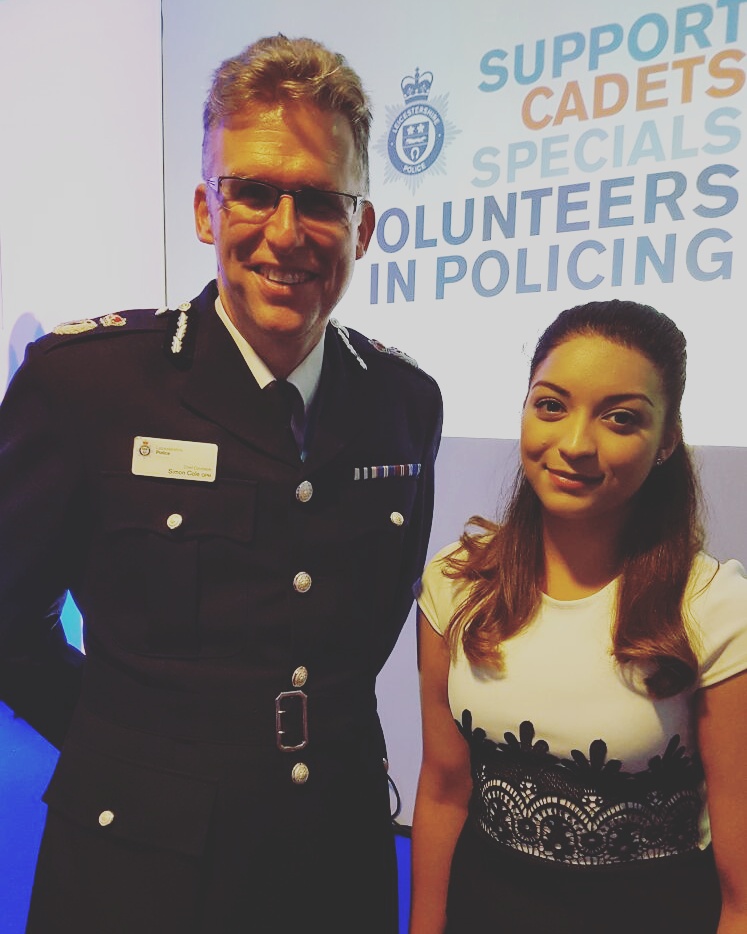 Loughborough College student recognised for police volunteering at major event Loughborough College student recognised for police volunteering at major event