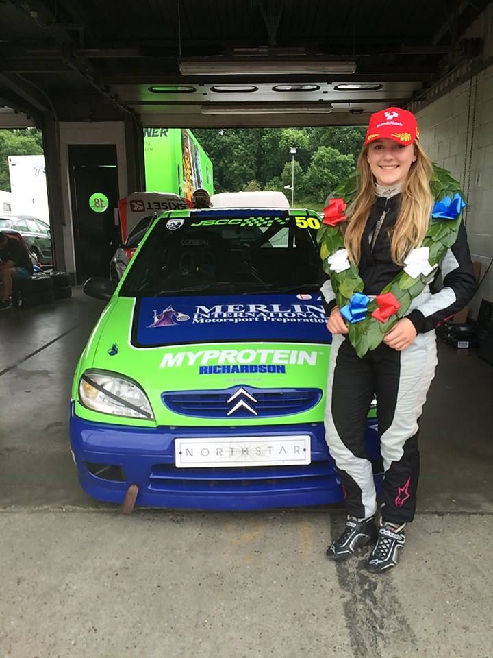 Loughborough College student Katie Milner wins British Women Racing Driver gold award
