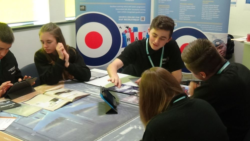 Loughborough College students given real time RAF mission insight