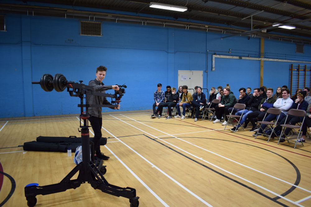 Film industry experts give Loughborough College students chance to get hands on 