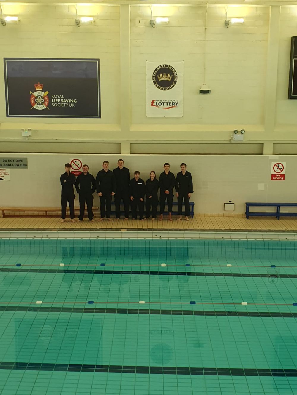 Loughborough College students take the plunge for official Royal Navy test