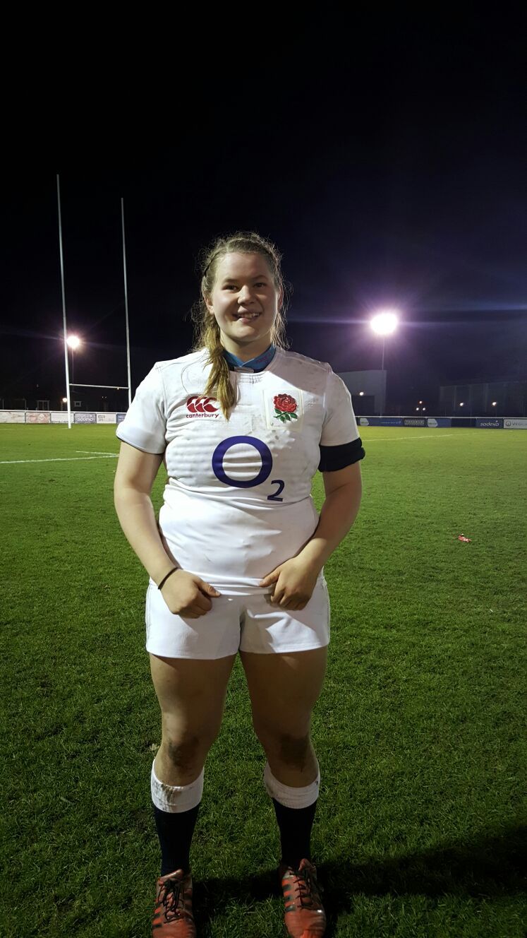 First England cap for Loughborough College rugby player Leah Bartlett