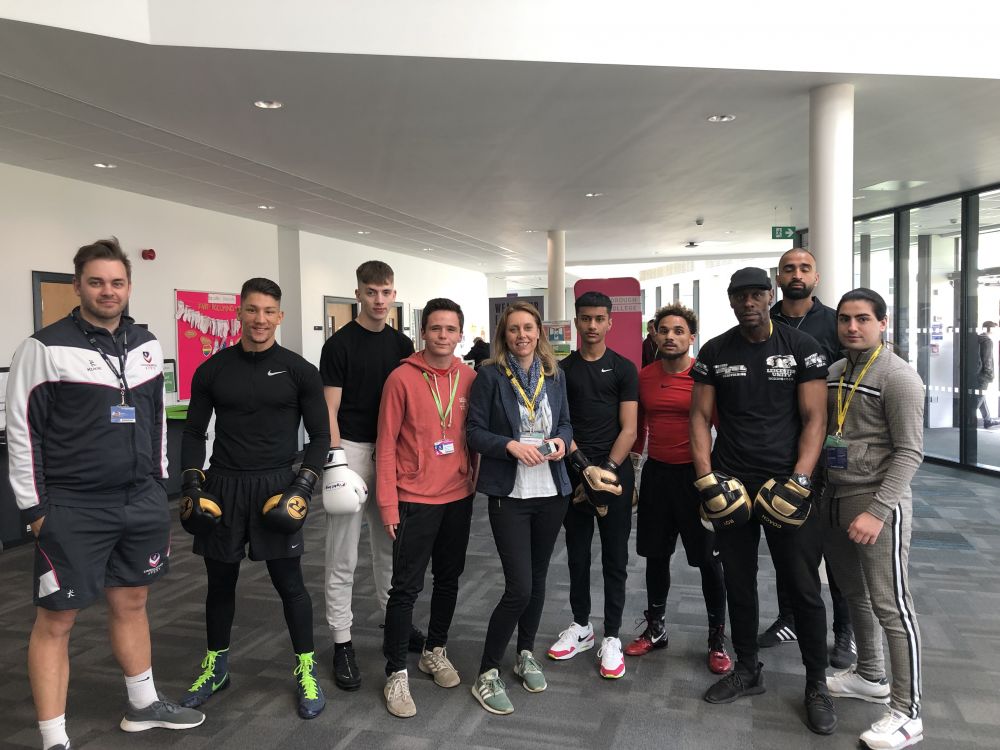 BBC talks to rising stars of boxing from Loughborough College 