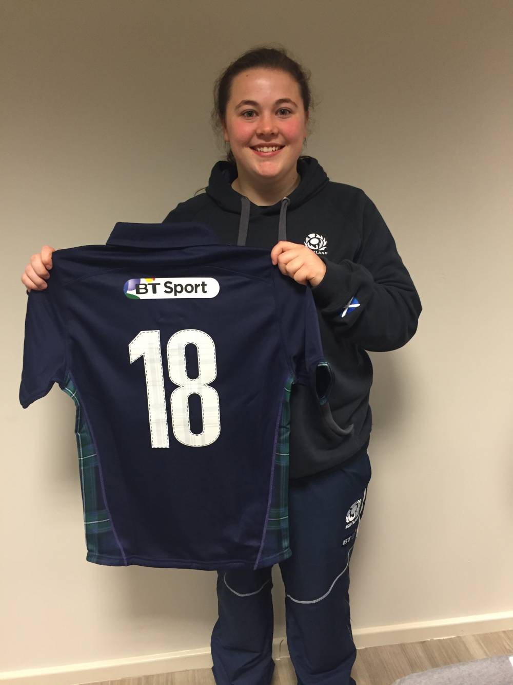 International debut for Loughborough College rugby player Ellen