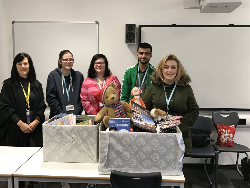 Local children benefit from hampers created by Loughborough College students
