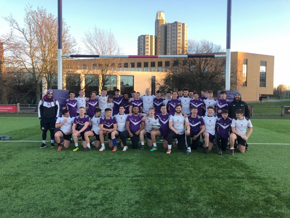 Loughborough College rugby squad named league champions 