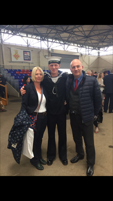 Royal Navy celebration for Loughborough College student