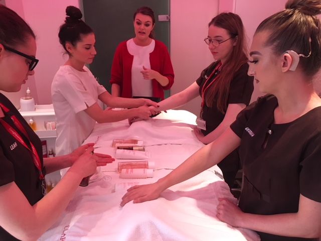 Worldwide beauty brand training for Loughborough College students