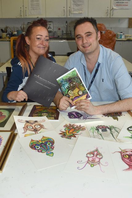 Artist from Loughborough College set for book publication