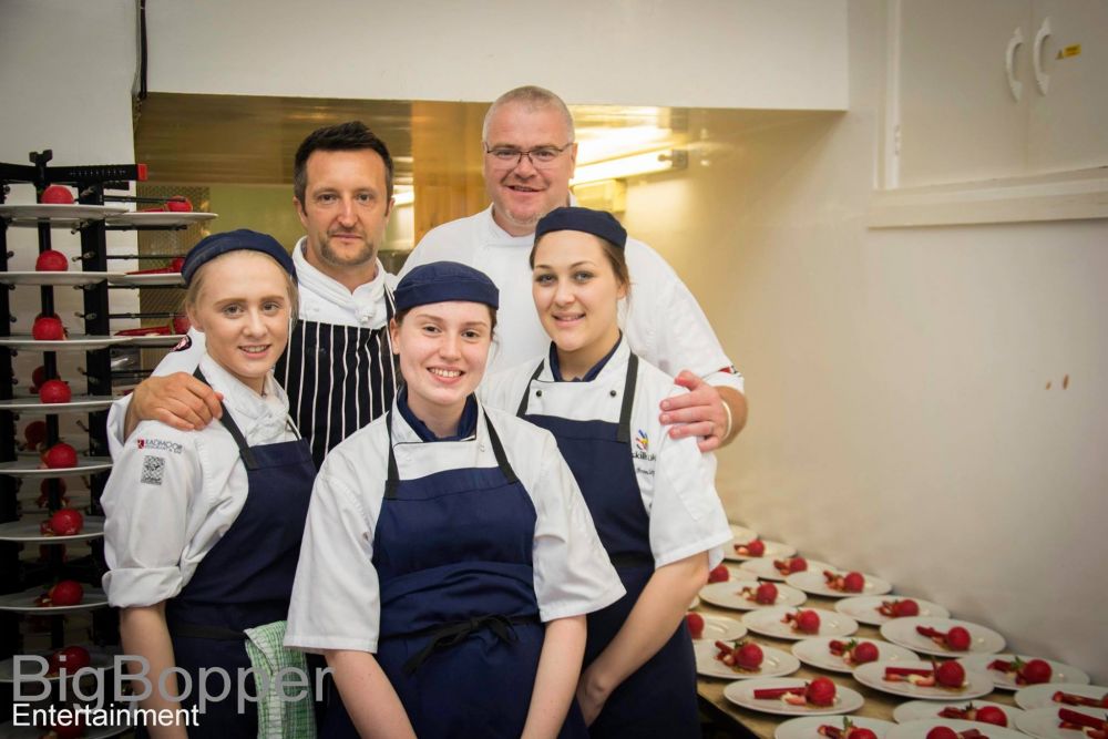 Loughborough College students join celebrated chefs for major charity event