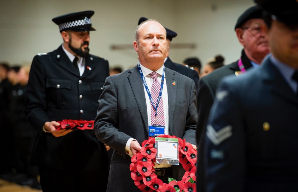 Students lead Armistice Day remembrance at Loughborough College