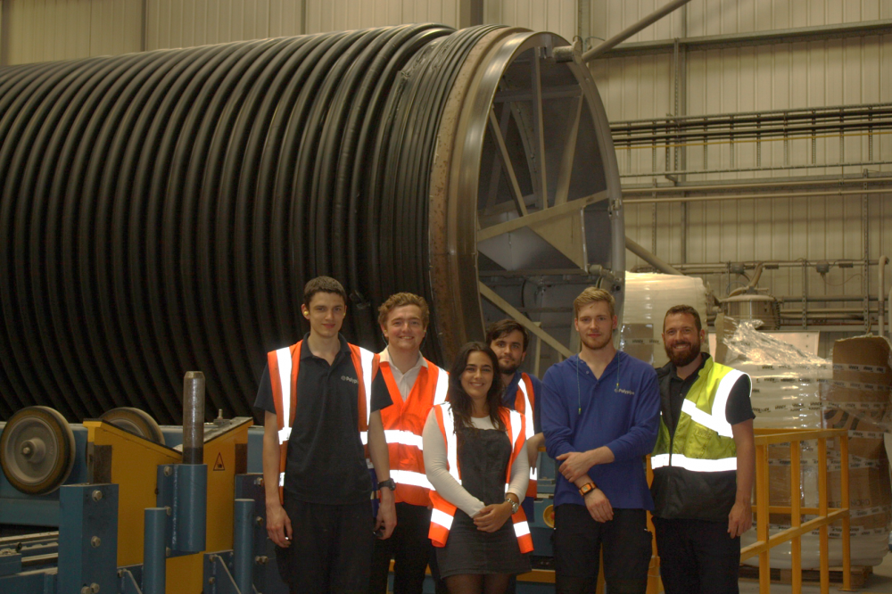 Apprentices from Loughborough College help make £45k project at UK market leader a success