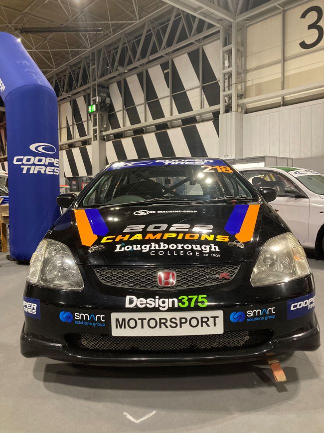 Loughborough College Race Car on display at prestigious Motor Show ...