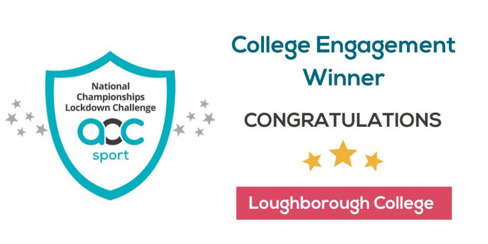 Loughborough College have been crowned national champions in the Association of Colleges Sport Lockdown Challenge