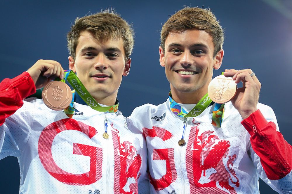 Rio 2016: Tom Daley and Dan Goodfellow win diving bronze medal