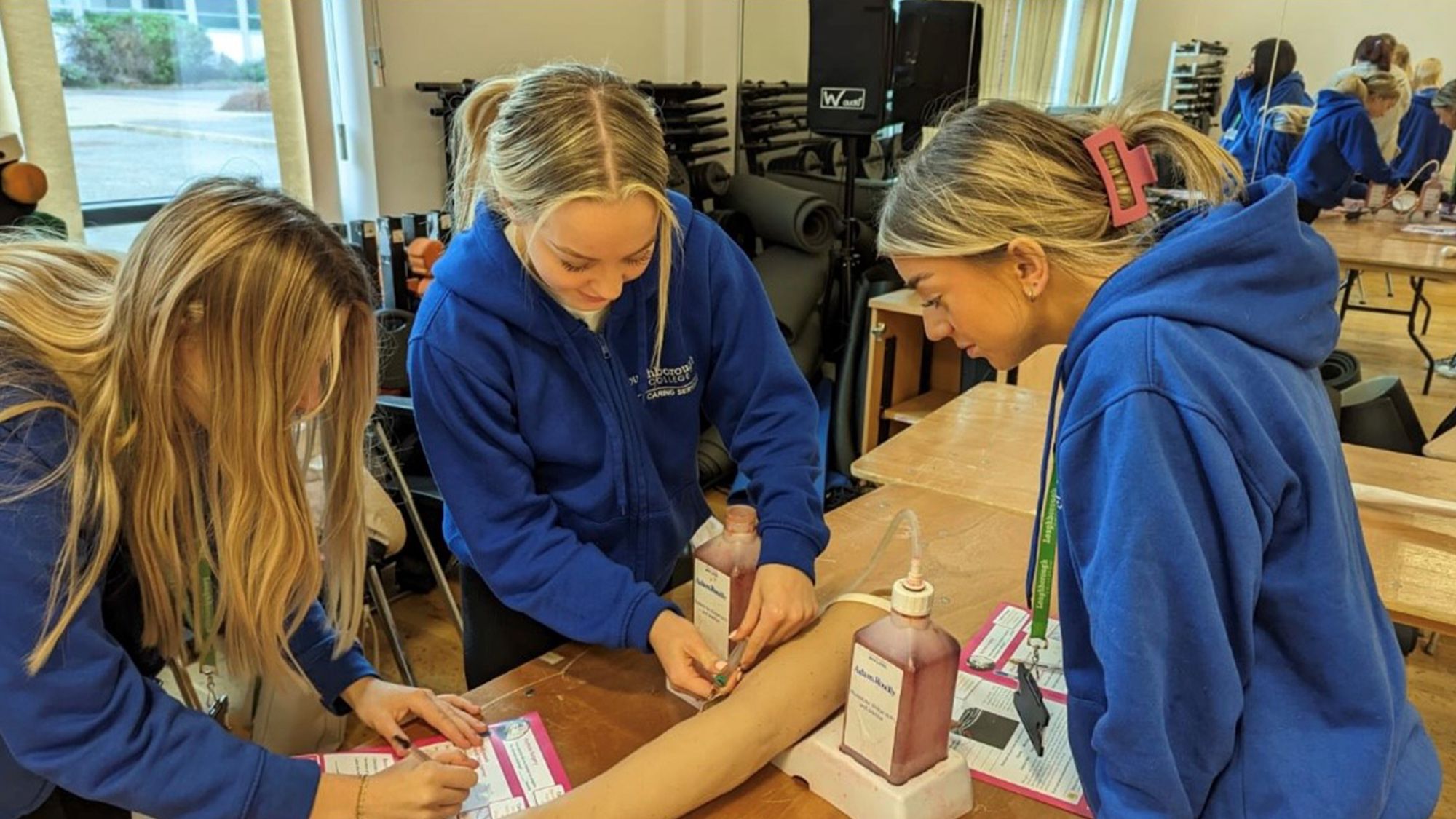 Loughborough College Health and Social Care Learners Gain Insight into Healthcare Field Through Mini Medics Workshop