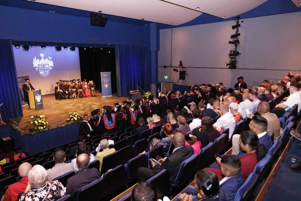 Students at Loughborough College graduation 2023