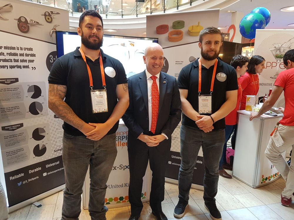 Loughborough College UK 2017 enterprise title winners line up for European finals in Helsinki