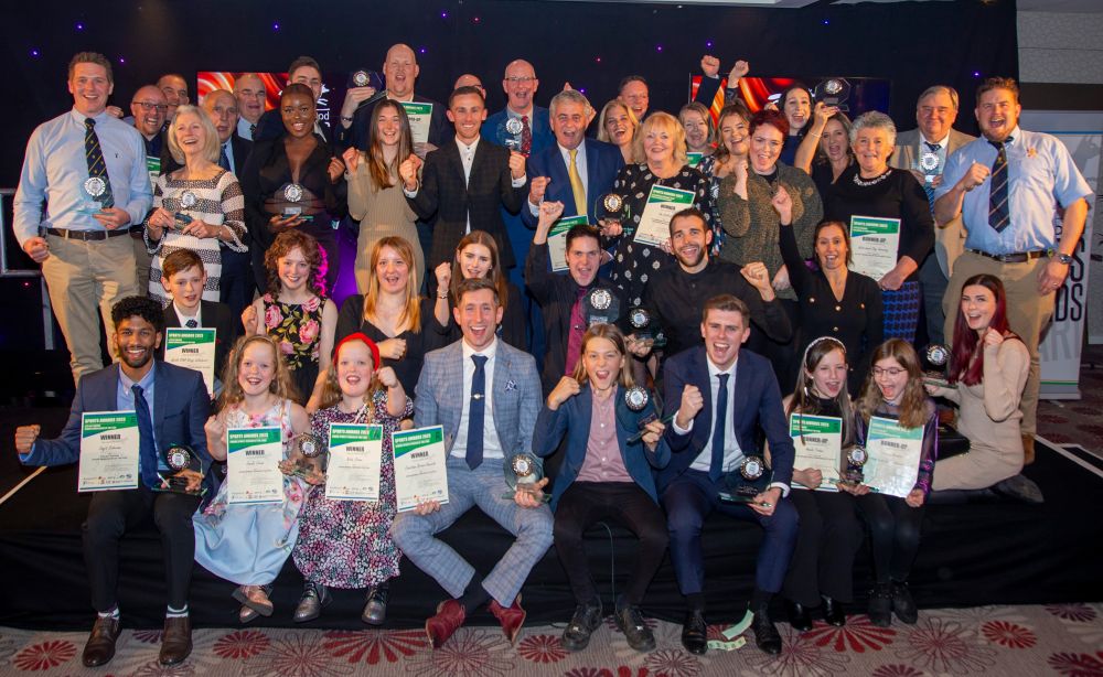 Winners and Runners Up of the Charnwood Sports Awards