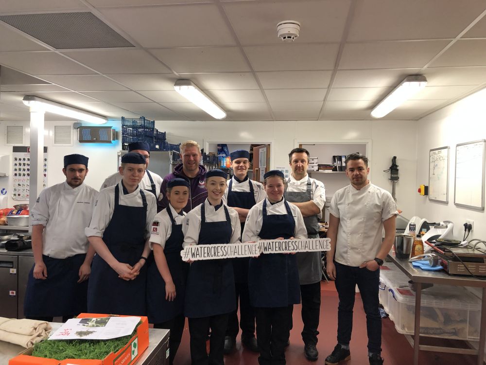 BBC live at Loughborough College as students help kick off new superfood trend