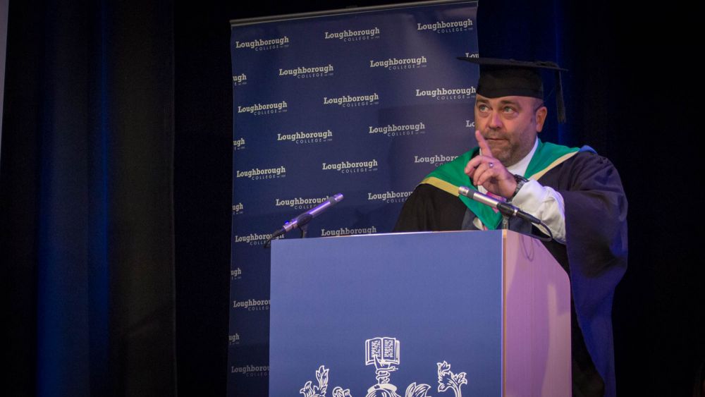 Former soldier graduates and says Loughborough College was light at end of tunnel