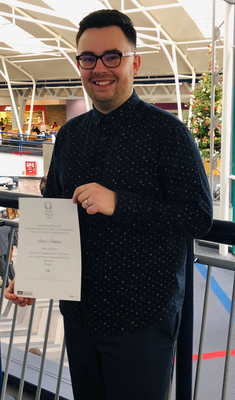Prestigious university academic excellence award presented to Loughborough College student